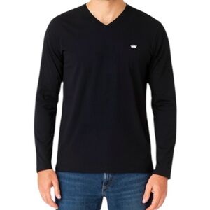 Todd Oldham Black Performance V Neck Shirt